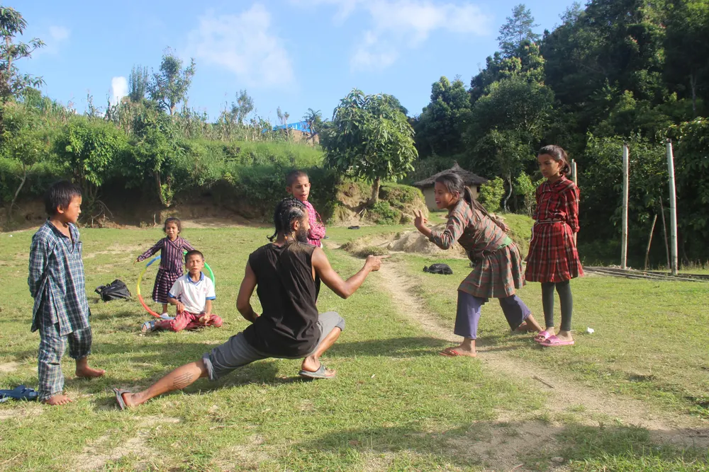 Playing with the students