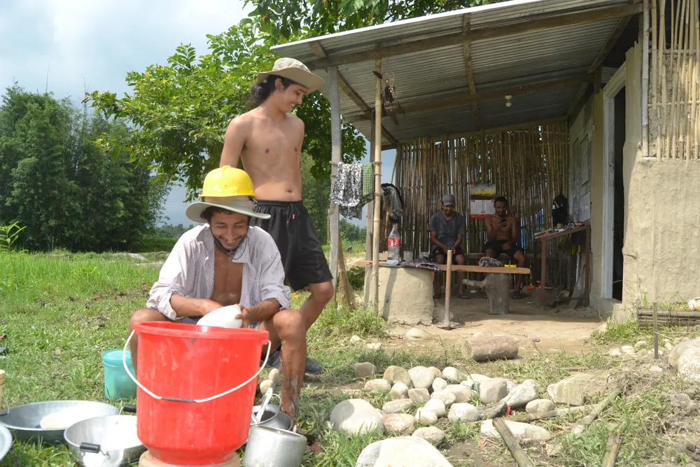 Opening up, building the water pump