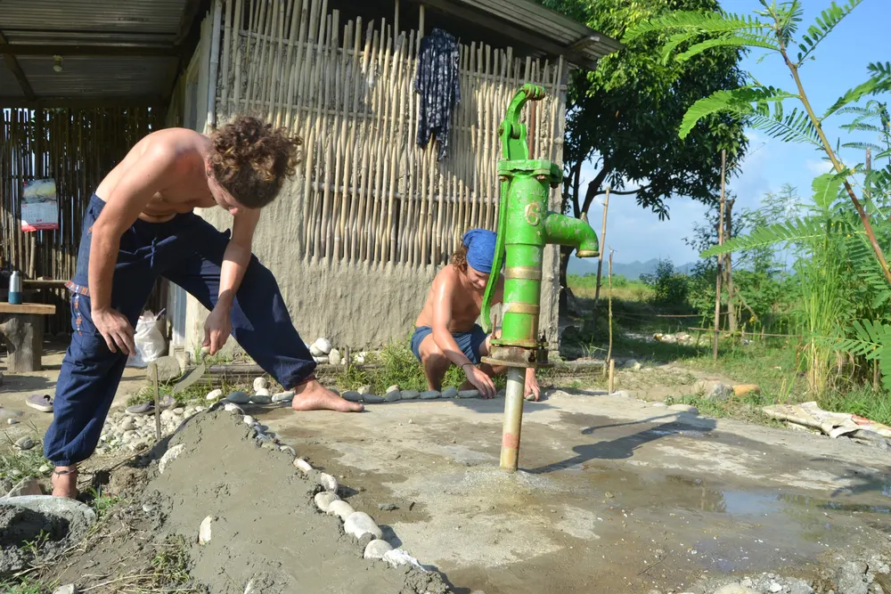Opening up, building the water pump