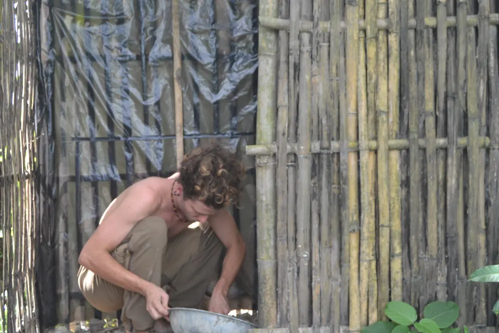 Building the toilets