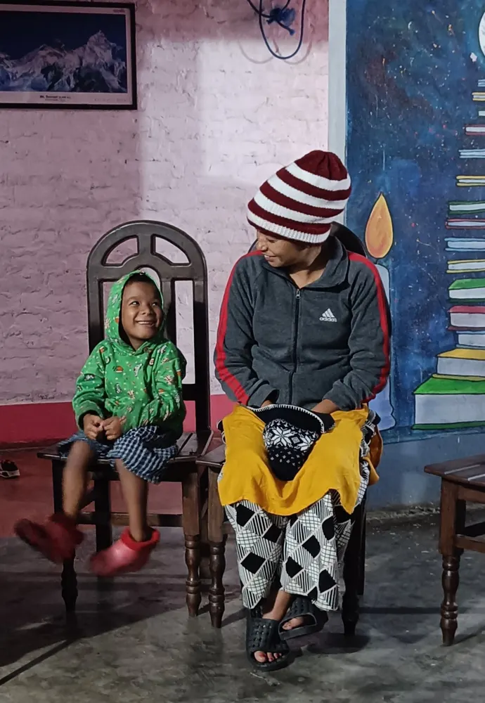 Connecting with the orphanage