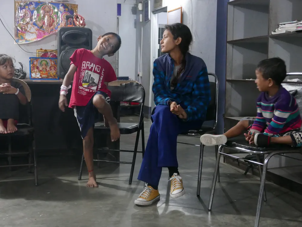 Connecting with the orphanage