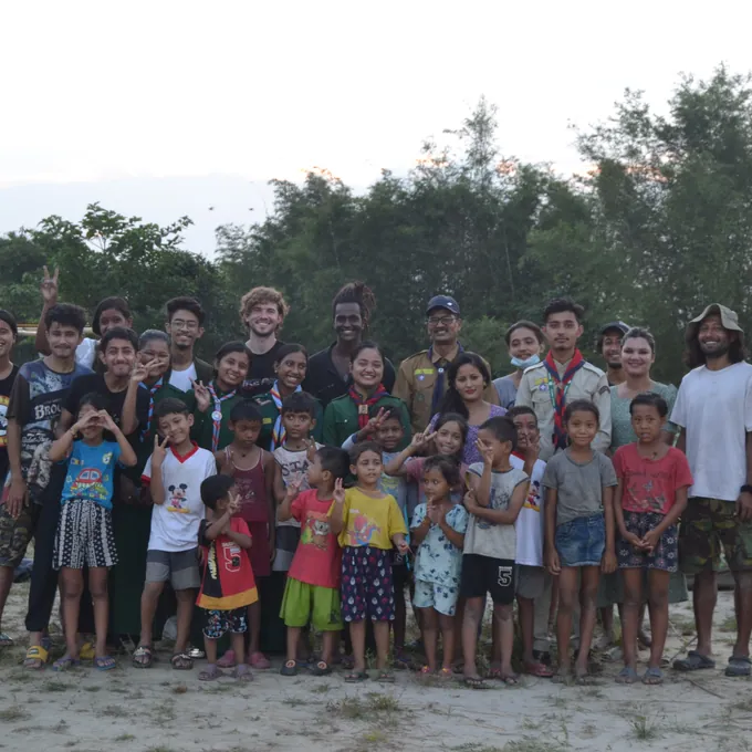 Children's scout camp