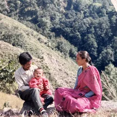 Family in the hills of Bhojpur